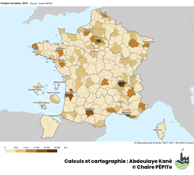 Emploi circulaire, 2015