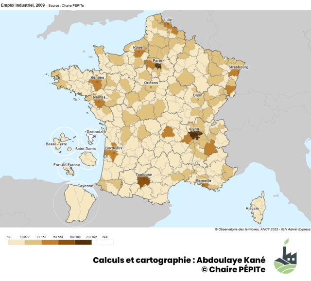 Emploi industriel, 2009
